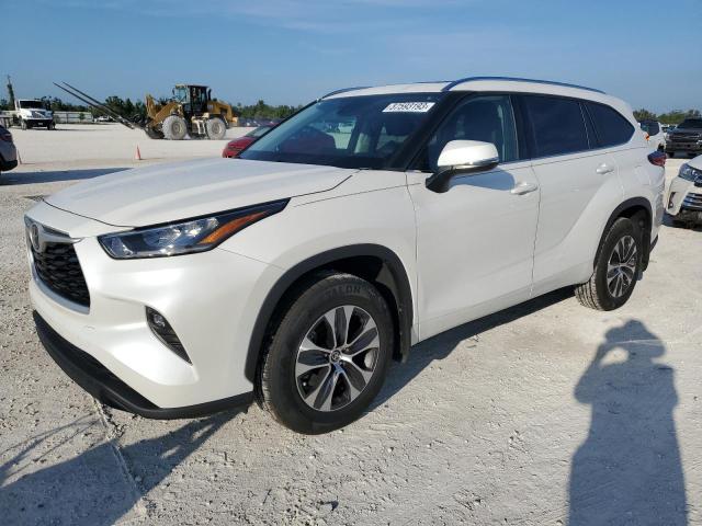 TOYOTA HIGHLANDER 2020 with VIN 5TDGZRBHXLS047761 - Photo from auction
