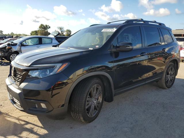 HONDA PASSPORT E 2019 with VIN 5FNYF7H51KB008154 - Photo from auction