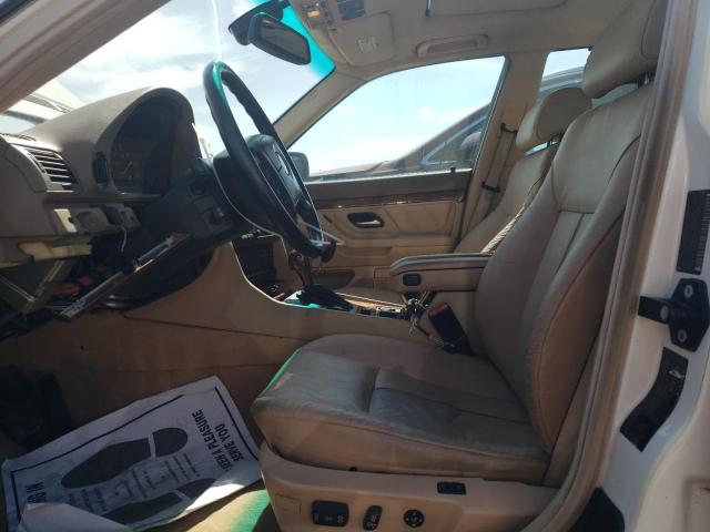 Photo 7 from auction – 2001 BMW 740 IL with VIN WBAGH83451DP19580