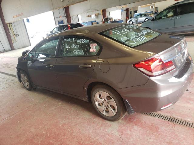 Photo 2 from auction – 2014 HONDA CIVIC LX with VIN 19XFB2F51EE036622