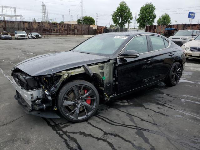 GENESIS G70 BASE 2022 with VIN KMTG54TE1NU096480 - Photo from auction