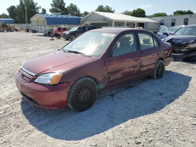 HONDA CIVIC LX 2003 with VIN 2HGES16553H569209 - Photo from auction