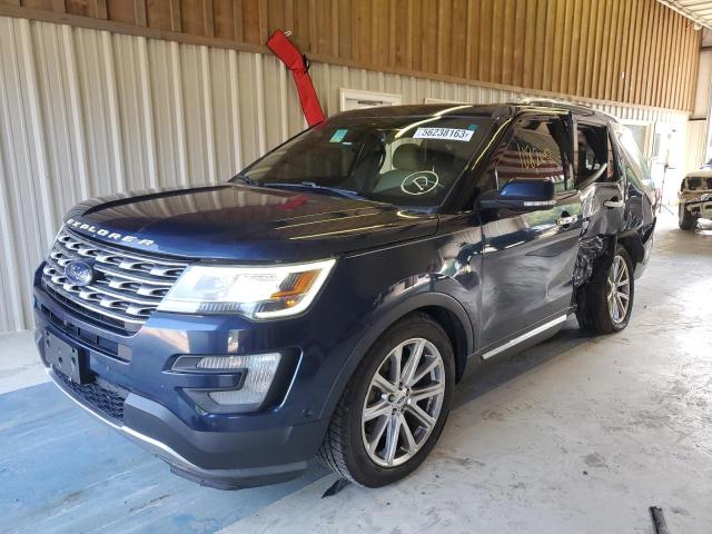 FORD EXPLORER L 2016 with VIN 1FM5K7FH5GGC54581 - Photo from auction
