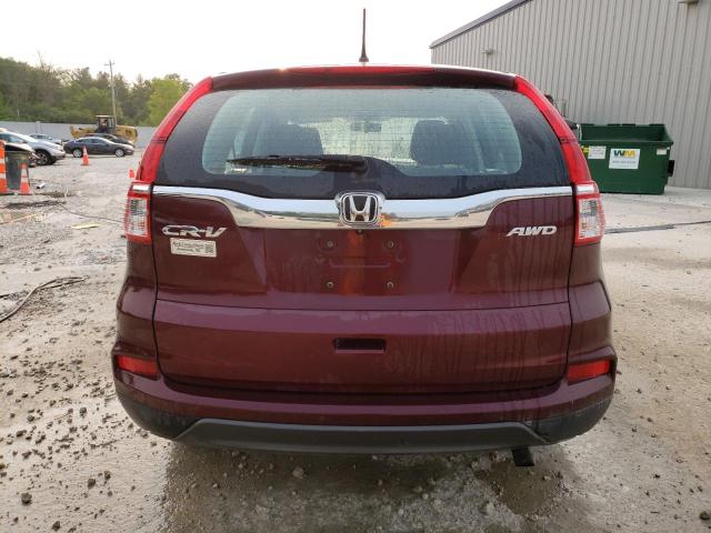 Photo 6 from auction – 2015 HONDA CR-V LX with VIN 5J6RM4H37FL124169