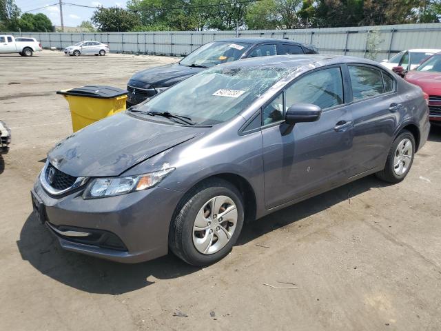 HONDA CIVIC LX 2015 with VIN 19XFB2F53FE298918 - Photo from auction