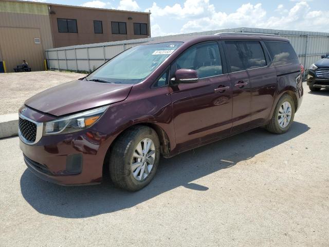 KIA SEDONA LX 2015 with VIN KNDMB5C16F6063025 - Photo from auction