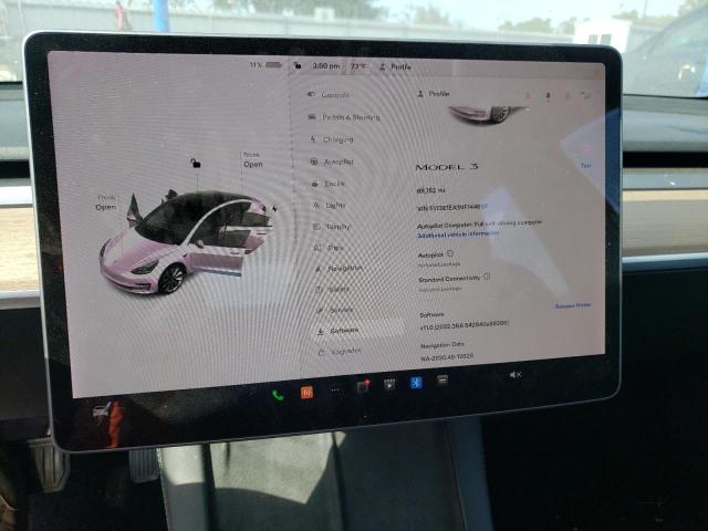 Photo 9 from auction – 2022 TESLA MODEL 3 with VIN 5YJ3E1EA1NF144607
