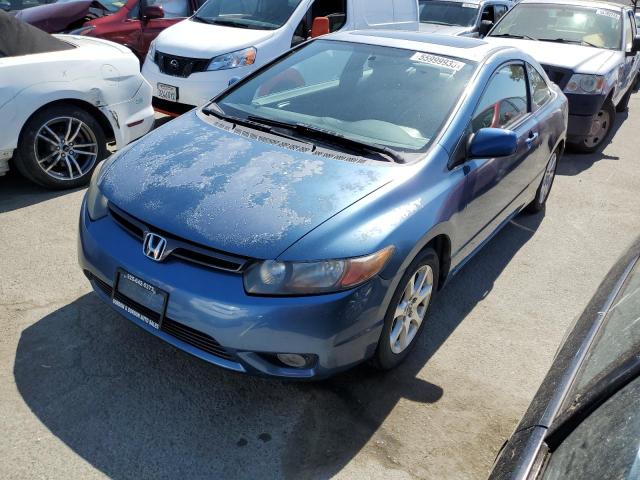HONDA CIVIC EX 2007 with VIN 2HGFG11867H554618 - Photo from auction