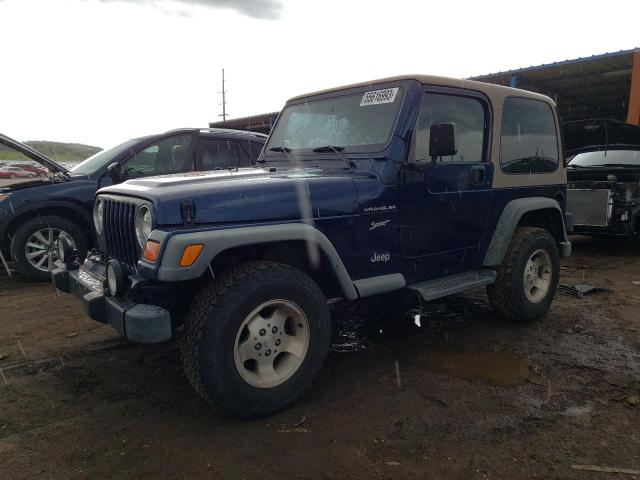 JEEP WRANGLER / 2002 with VIN 1J4FA49S92P763478 - Photo from auction