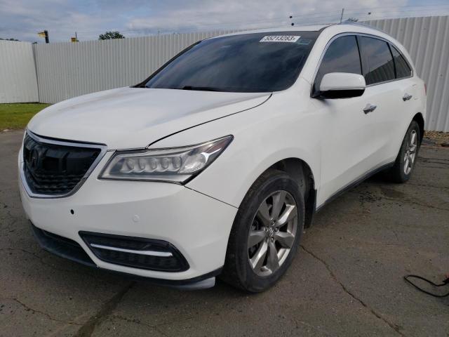 ACURA MDX ADVANC 2014 with VIN 5FRYD4H81EB035307 - Photo from auction