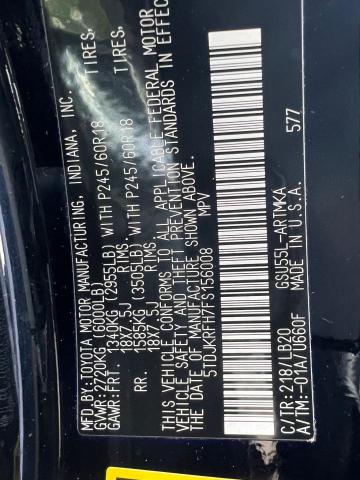 Photo 10 from auction – 2015 TOYOTA HIGHLANDER with VIN 5TDJKRFH7FS156008