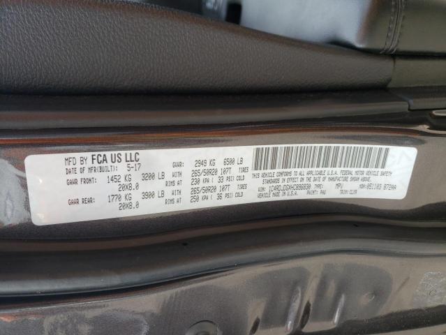 Photo 14 from auction – 2017 DODGE DURANGO with VIN 1C4RDJDGXHC896830