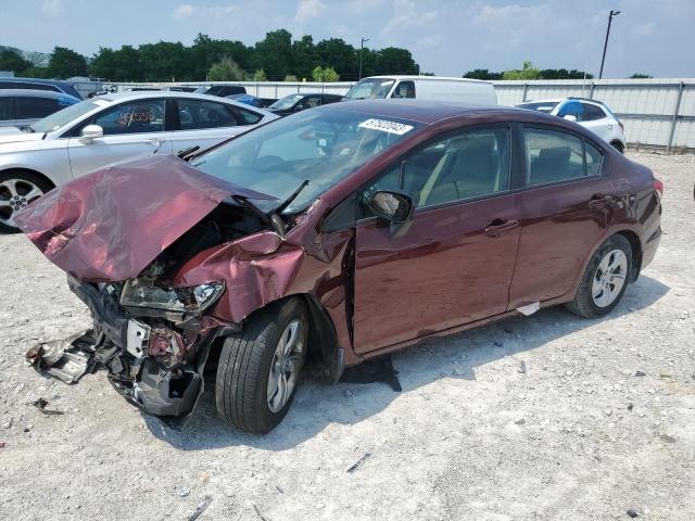 Photo 1 from auction – 2013 HONDA CIVIC LX with VIN 19XFB2F55DE030191