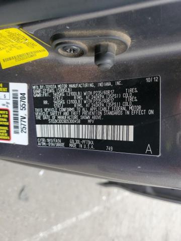 Photo 14 from auction – 2013 TOYOTA SIENNA with VIN 5TDZK3DC8DS300458