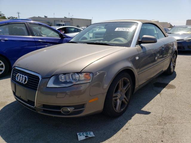 AUDI A4 2.0T CA 2008 with VIN WAUDF48H38K007846 - Photo from auction