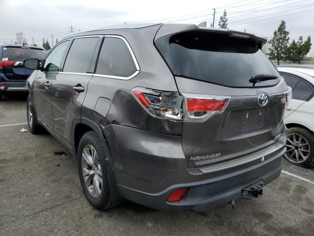 Photo 2 from auction – 2015 TOYOTA HIGHLANDER with VIN 5TDJKRFH1FS153525