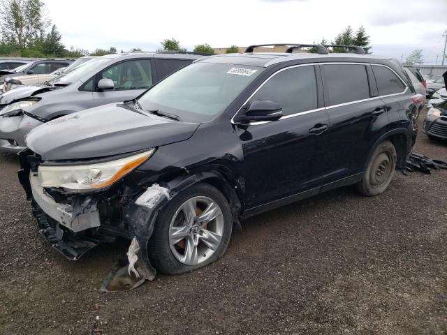 TOYOTA HIGHLANDER 2016 with VIN 5TDDKRFH7GS265647 - Photo from auction