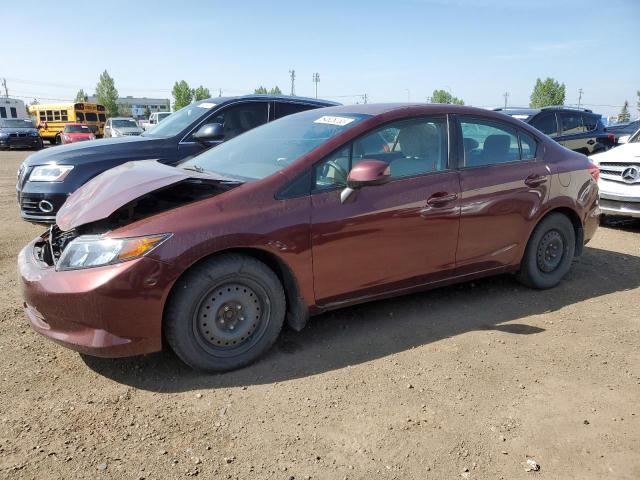 HONDA CIVIC LX 2012 with VIN 2HGFB2F47CH013727 - Photo from auction