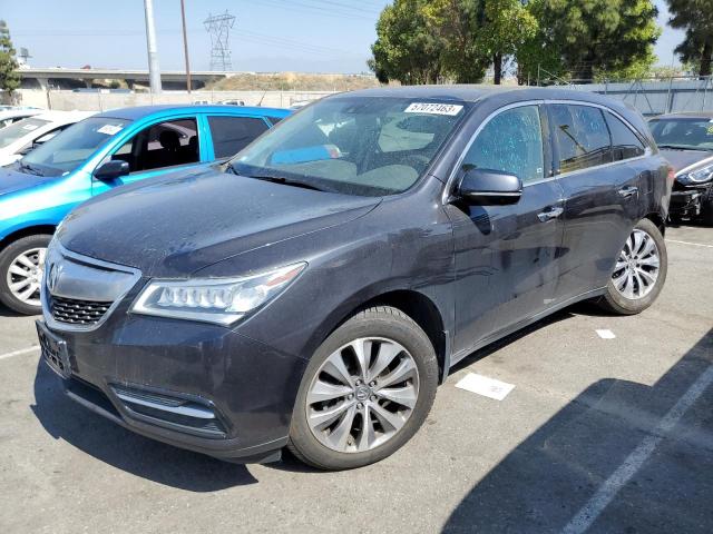 ACURA MDX TECHNO 2015 with VIN 5FRYD4H43FB016532 - Photo from auction