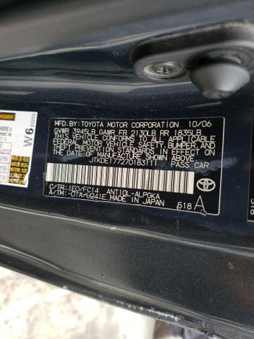 Photo 14 from auction – 2007 TOYOTA SCION TC with VIN JTKDE177270183111