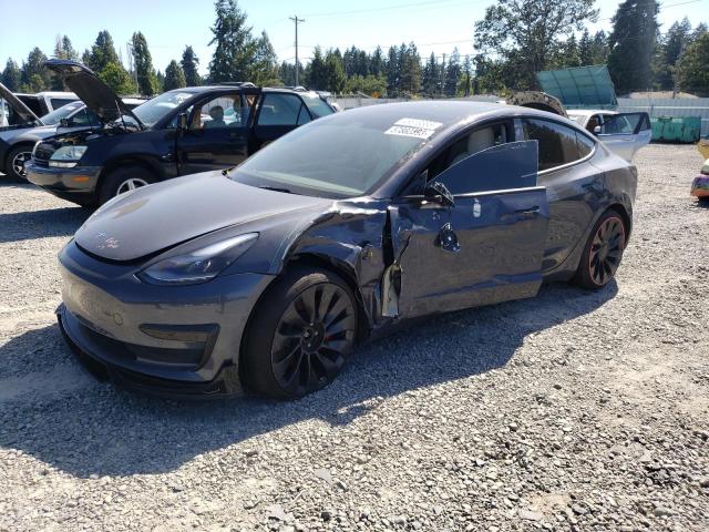 TESLA MODEL 3 2022 with VIN 5YJ3E1ECXNF163321 - Photo from auction