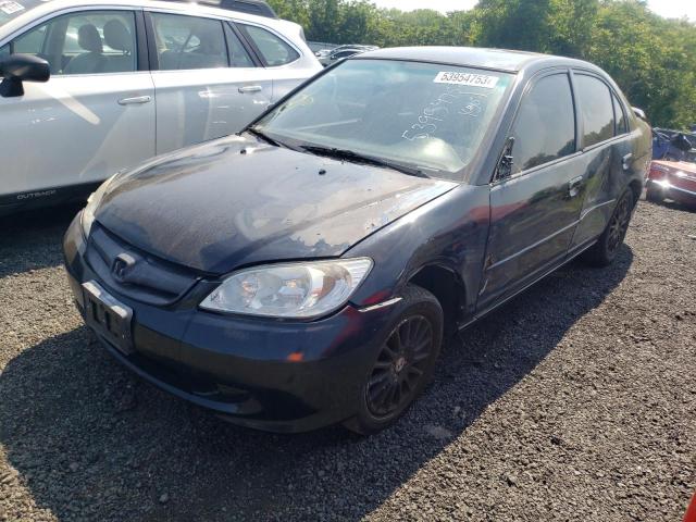 HONDA CIVIC LX 2005 with VIN 2HGES16595H613683 - Photo from auction