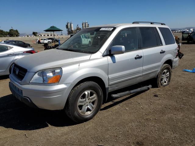 HONDA PILOT EXL 2003 with VIN 2HKYF18593H614401 - Photo from auction