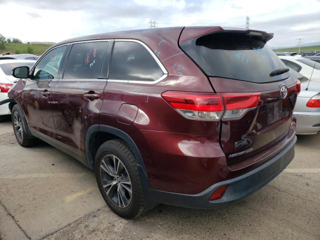 Photo 2 from auction – 2019 TOYOTA HIGHLANDER with VIN 5TDBZRFHXKS969305