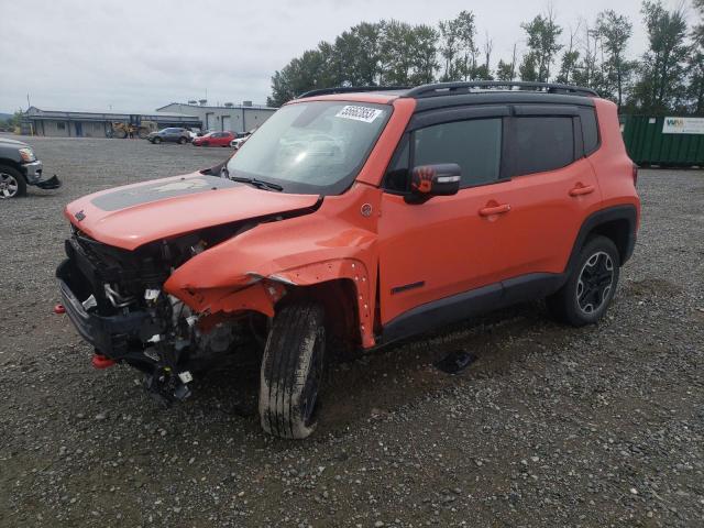 JEEP RENEGADE T 2016 with VIN ZACCJBCT6GPE36285 - Photo from auction