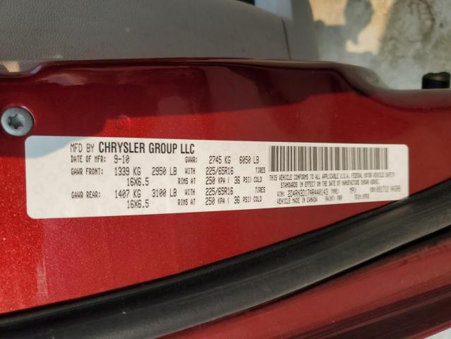 Photo 14 from auction – 2010 DODGE GRAND CARA with VIN 2D4RN3D17AR440143