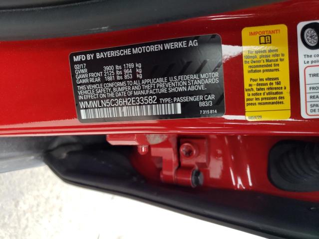 Photo 14 from auction – 2017 MINI COOPER CLU with VIN WMWLN5C36H2E33582