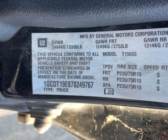 Photo 10 from auction – 2007 CHEVROLET COLORADO with VIN 1GCDT19E878249767