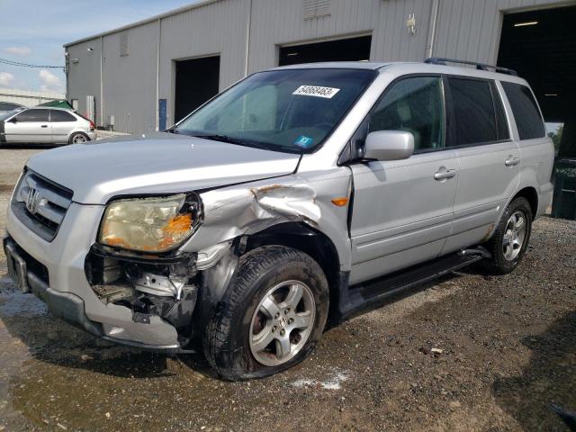 HONDA PILOT EX 2006 with VIN 5FNYF28666B027607 - Photo from auction