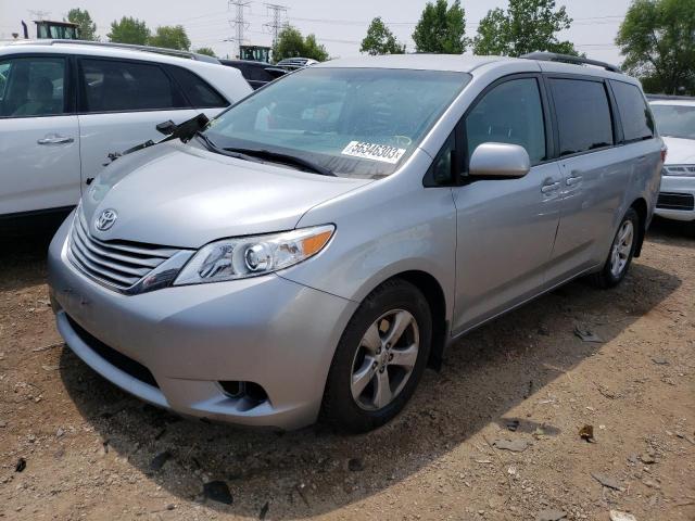 TOYOTA SIENNA LE 2017 with VIN 5TDKZ3DC8HS869247 - Photo from auction