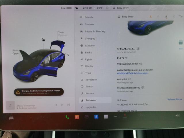 Photo 9 from auction – 2018 TESLA MODEL 3 with VIN 5YJ3E1EA4JF155773