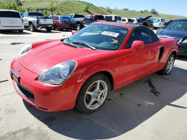 TOYOTA MR2 SPYDER 2000 with VIN JTDFR3208Y0019485 - Photo from auction