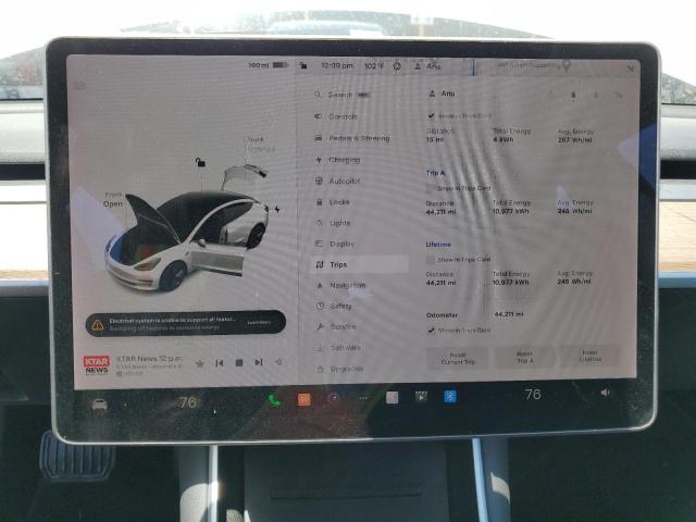 Photo 9 from auction – 2018 TESLA MODEL 3 with VIN 5YJ3E1EA9JF162038