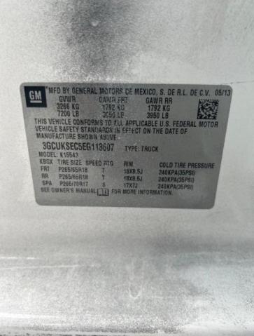 Photo 10 from auction – 2014 CHEVROLET SILVERADO with VIN 3GCUKSEC5EG118607