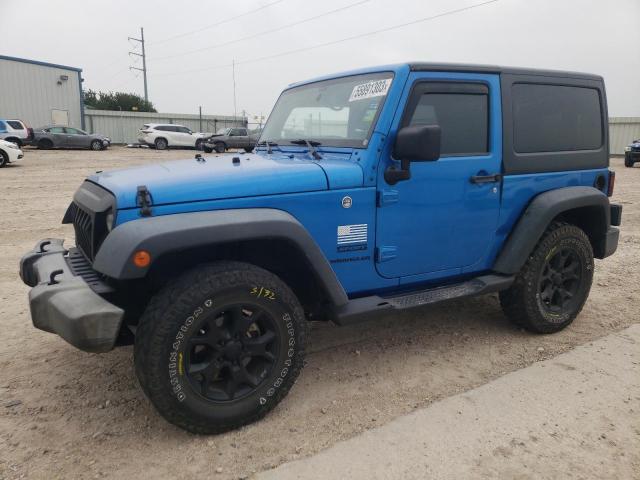 JEEP WRANGLER S 2016 with VIN 1C4AJWAG0GL187703 - Photo from auction