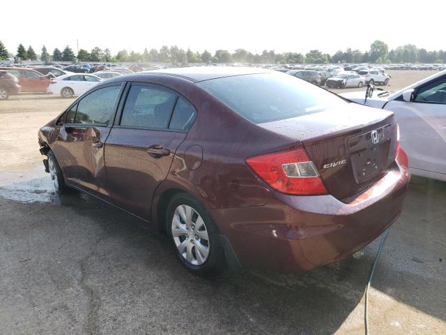 Photo 2 from auction – 2012 HONDA CIVIC LX with VIN 19XFB2F57CE026836