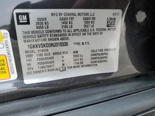 Photo 14 from auction – 2017 GMC ACADIA LIM with VIN 1GKKVSKD3HJ310336