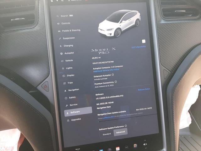 Photo 9 from auction – 2018 TESLA MODEL X with VIN 5YJXCAE21JF112766