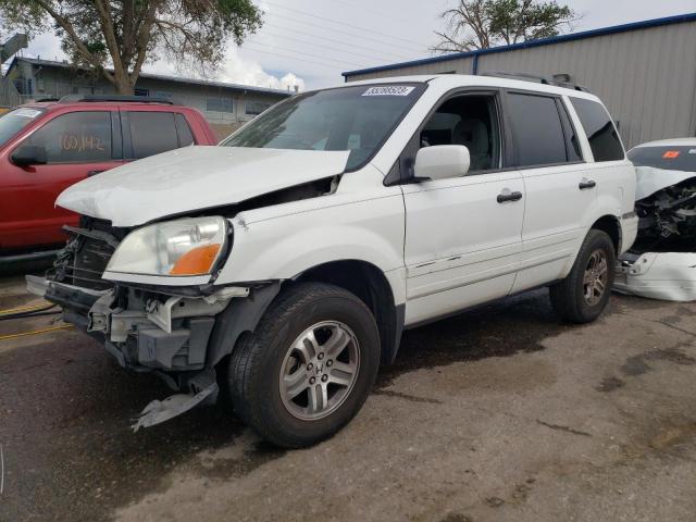 HONDA PILOT EX 2004 with VIN 2HKYF18404H536762 - Photo from auction