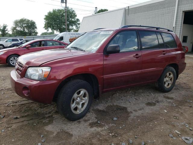 TOYOTA HIGHLANDER 2006 with VIN JTEGD21AX60146383 - Photo from auction