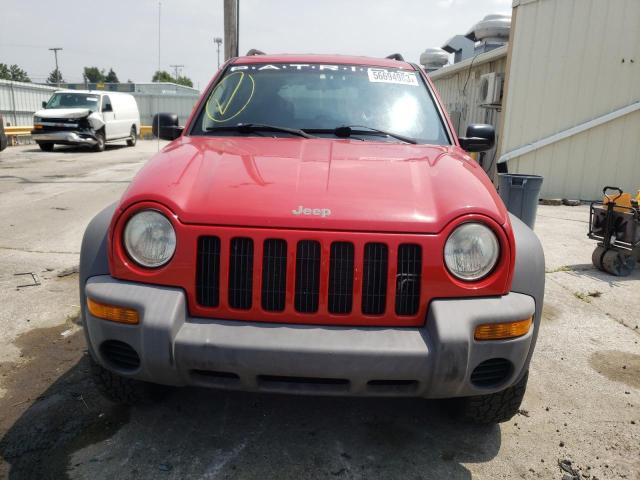 Photo 5 from auction – 2002 JEEP LIBERTY SP with VIN 1J4GL48K72W235573