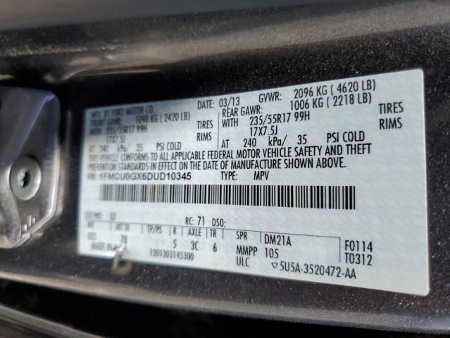 Photo 14 from auction – 2013 FORD ESCAPE SE with VIN 1FMCU0GX6DUD10345