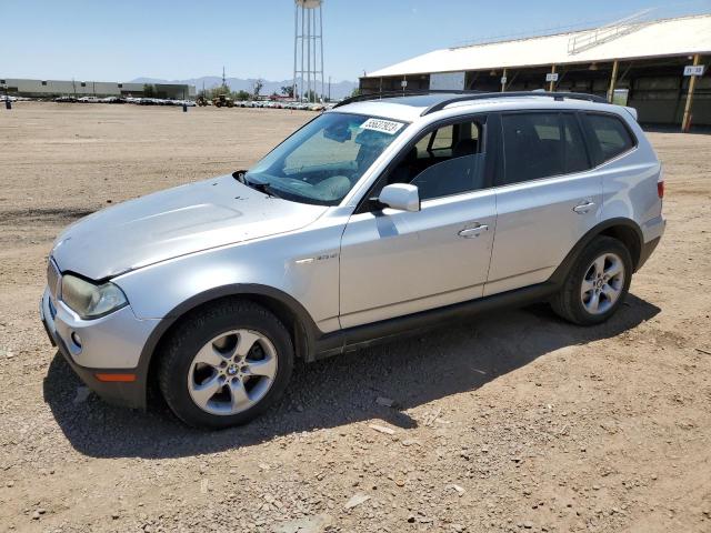 BMW X3 3.0SI 2008 with VIN WBXPC93478WJ12508 - Photo from auction