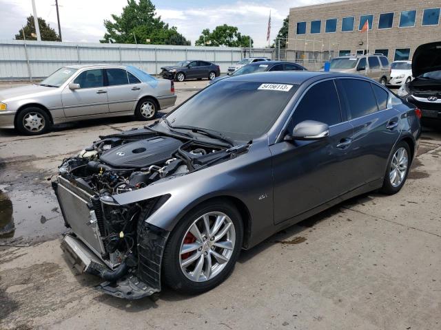 INFINITI Q50 BASE 2017 with VIN JN1CV7AR0HM681532 - Photo from auction