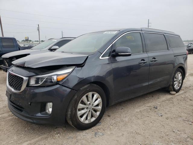 KIA SEDONA EX 2015 with VIN KNDMC5C10F6056441 - Photo from auction