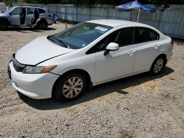 HONDA CIVIC LX 2012 with VIN 2HGFB2F57CH328732 - Photo from auction